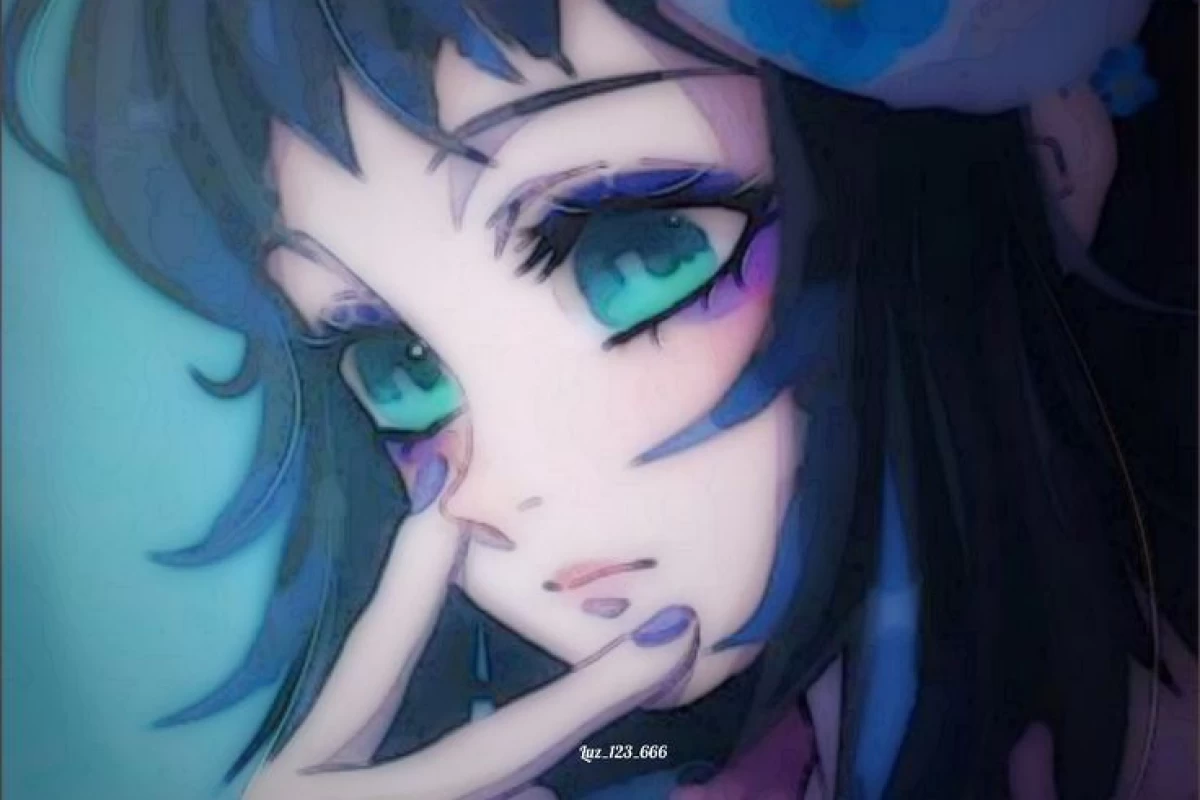 عکس عروسکی با چشمان آبی ۳