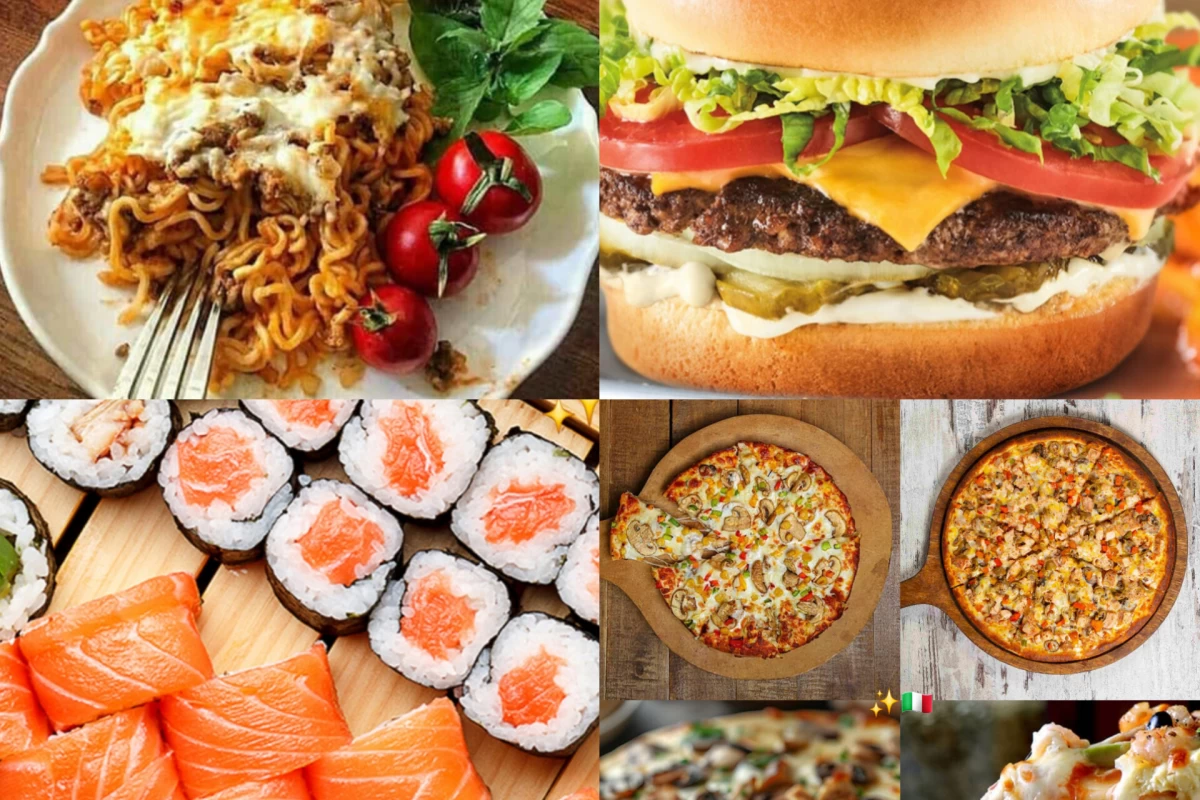 عکس غذاهای محبوب هر کشور