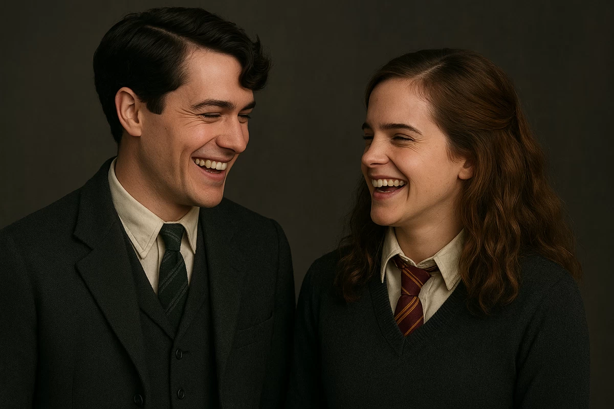 عکس تام ریدل و هرماینی