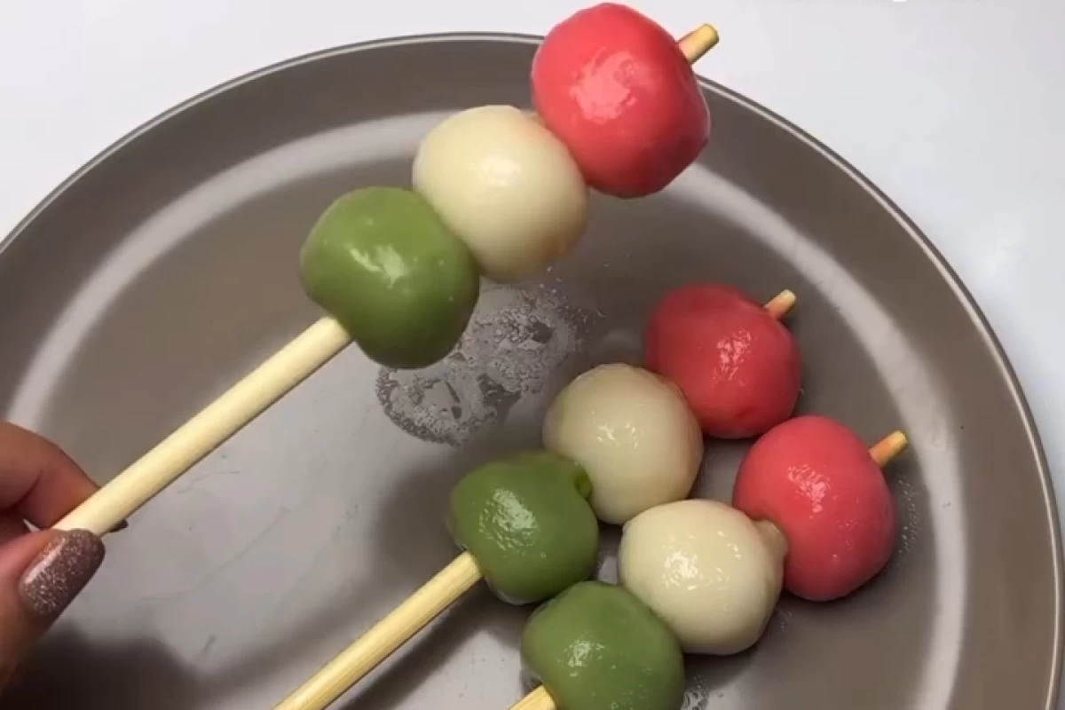 عکس طرز تهیه دانگو🍡🍡