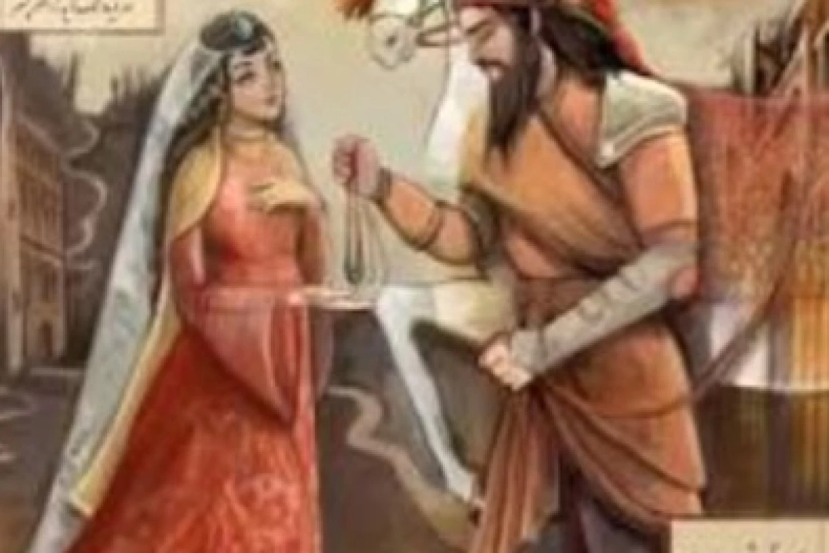 عکس رستم و تهمینه