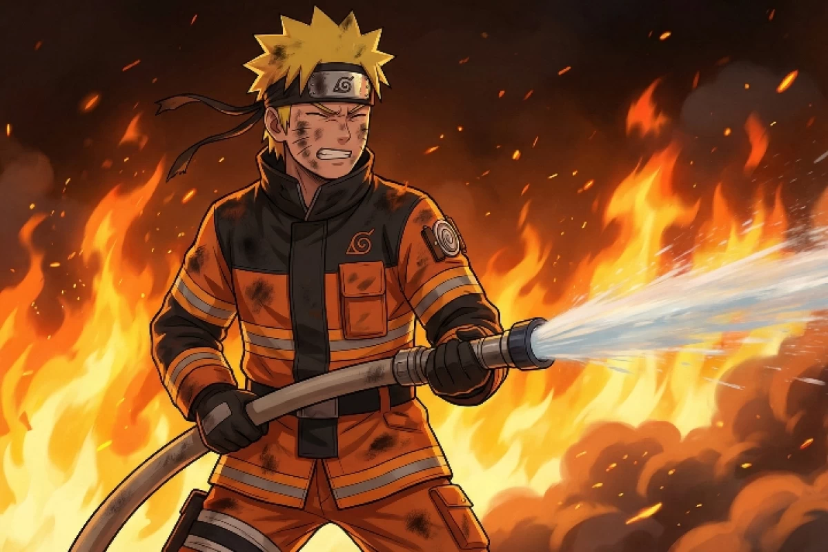 عکس شخصیت های انیمه اگه شغل داشتن