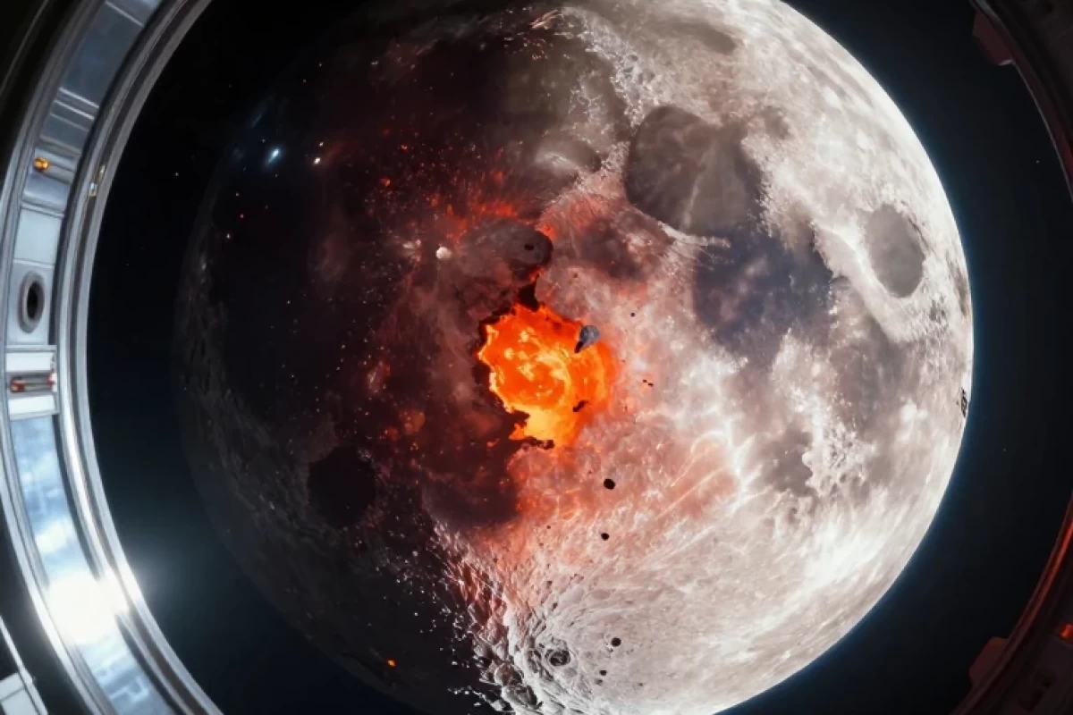 عکس اگر یه روزی ماه بخواهد به زمین نزدیک بشود چه اتفاقی می افتد؟