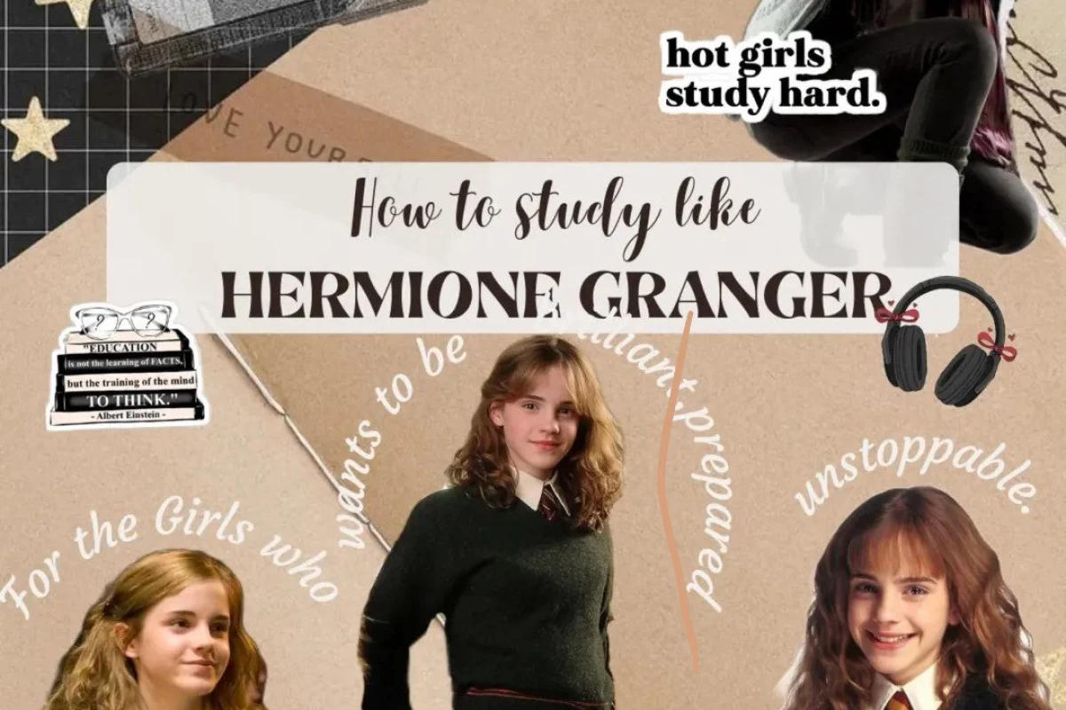 عکس درس خواندن به روش هرماینی گرنجر ✨