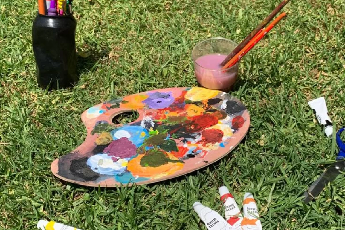 عکس آشنایی با اساتید رنگ و بوم