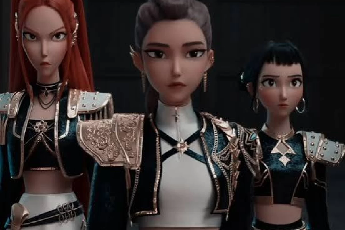 عکس آرت بوک K-pop Demon Hunters 🩷