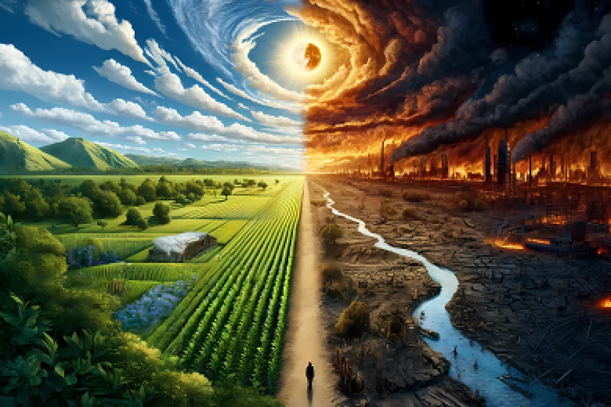 عکس تأثیر AI بر افزایش گازهای گلخانه ای