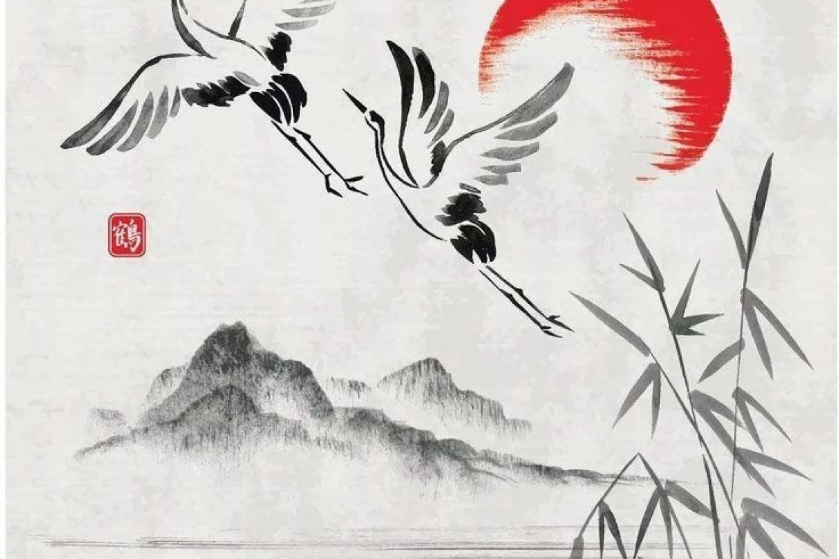 عکس افسانه هزار درنا