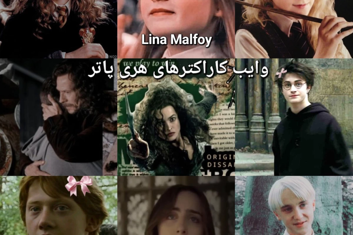 عکس حسی که کاراکترهای هری پاتر میدن