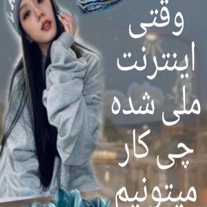 عکس وقتی اینترنت ملی شده چیکار کنیم؟