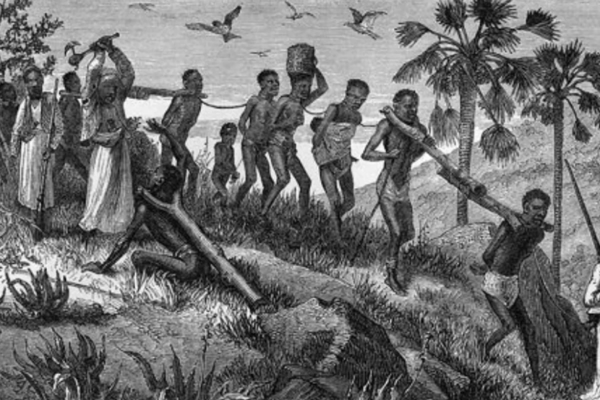 عکس تاریخچه‌ی تجارت برده.