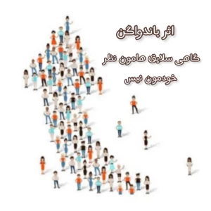 عکس اثر باندواگن..گاهی سلایق هامون نظر خودمون نیست...