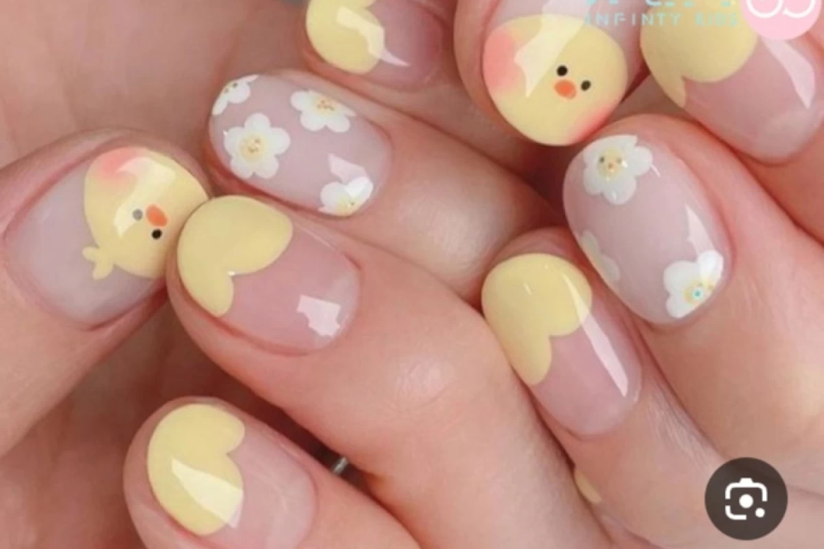 عکس زیبا ترین طرح ناخن و کاشت کیوت