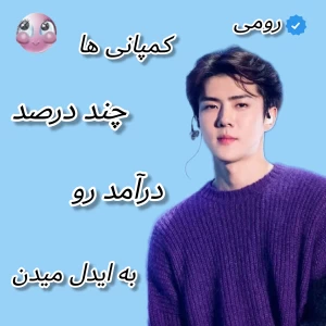 عکس کمپانی ها چند درصد درآمد رو به ایدل میدن