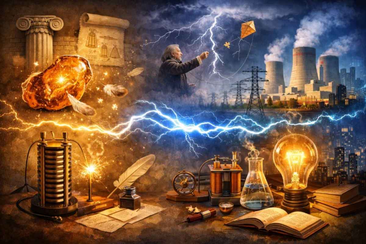 عکس تاریخچه تشکیل برق