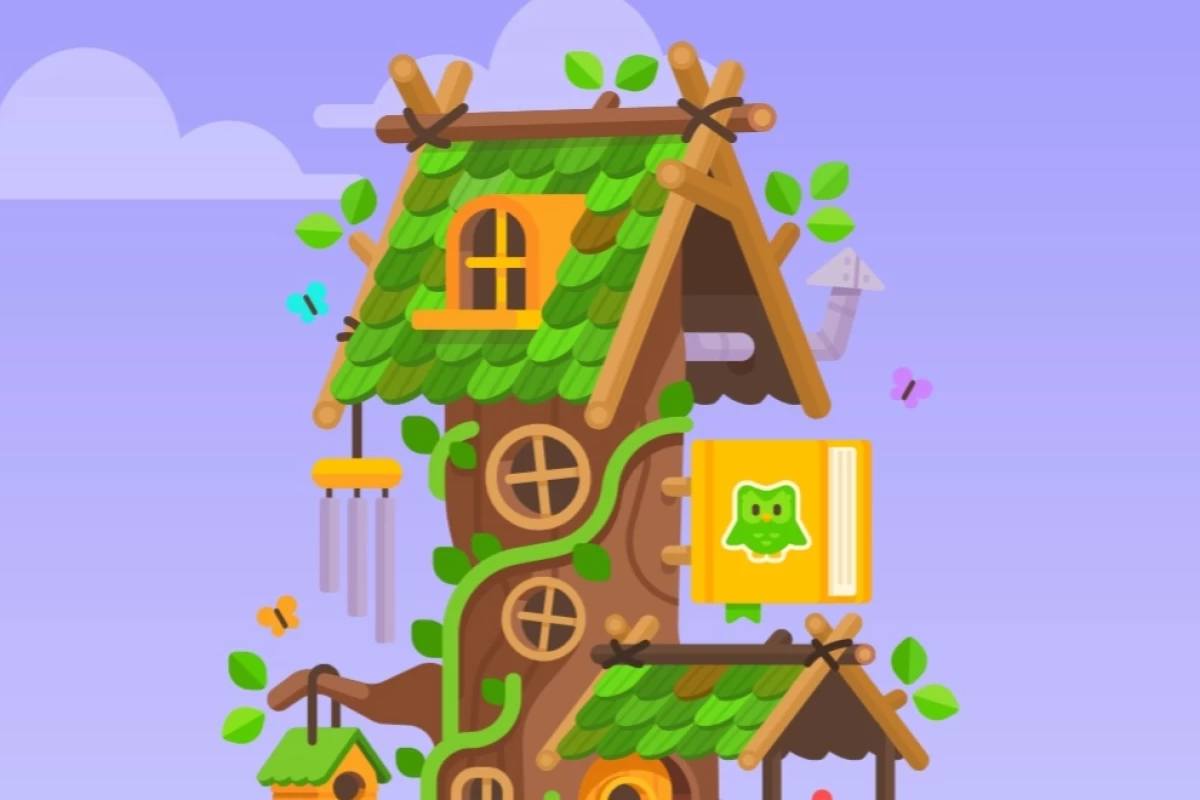 عکس میم با duolingo