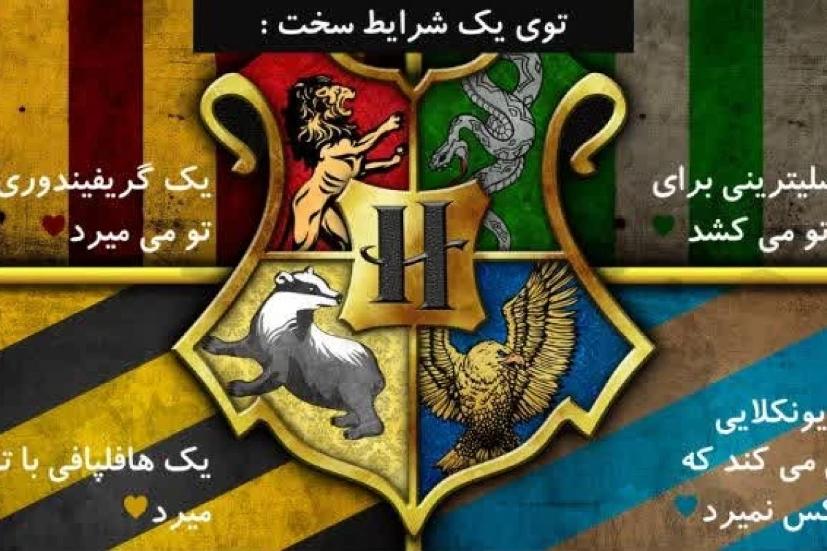 کدوم گروه هاگوارتز هستی؟