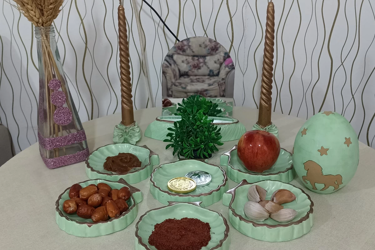 عکس بریم سفره هفت سین بچینیم🎀🌿