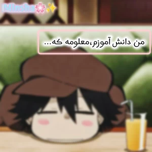 عکس من دانش آموزم،معلومه که...