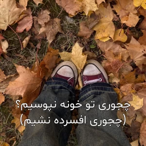عکس چجوری تو خونه نپوسیم؟(چجوری افسرده نشیم)