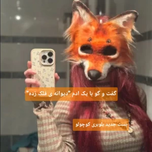 عکس گفت و گو با یک ادم "فلک زده"