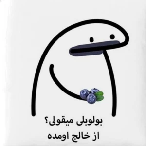 عکس میم با طعم بلوبری