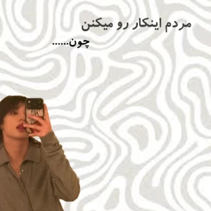عکس مردم اینکار رو می کنن چون......