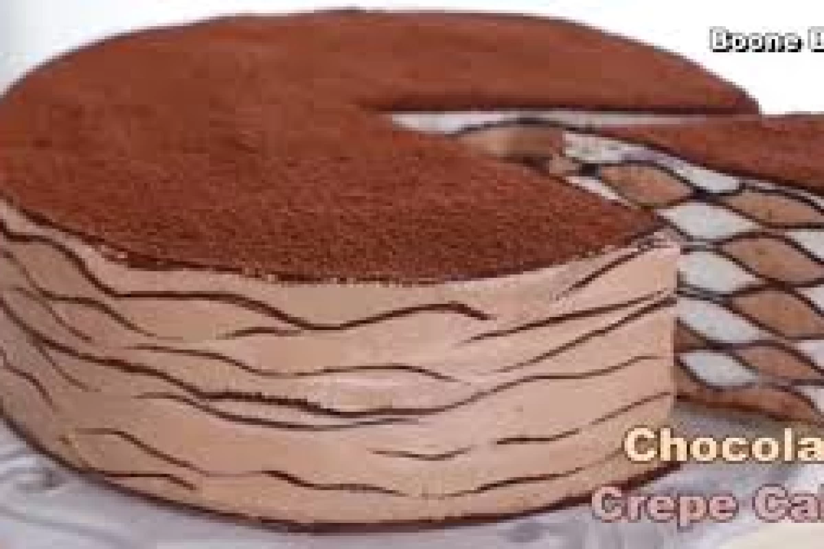 عکس غذاهای ساده(کرپ کیک خامه)