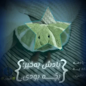 عکس یادش به‌خیر؛ بچه بودی.