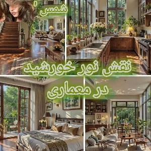 عکس نقش نور خورشید در معماری