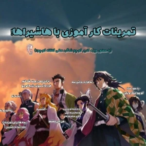 عکس تمرینات کار آموزی با هاشیراها!(با حضور ویژه کاربر کوچو!)