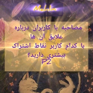 عکس مصاحبه با کاربران درباره علایقشونp۲