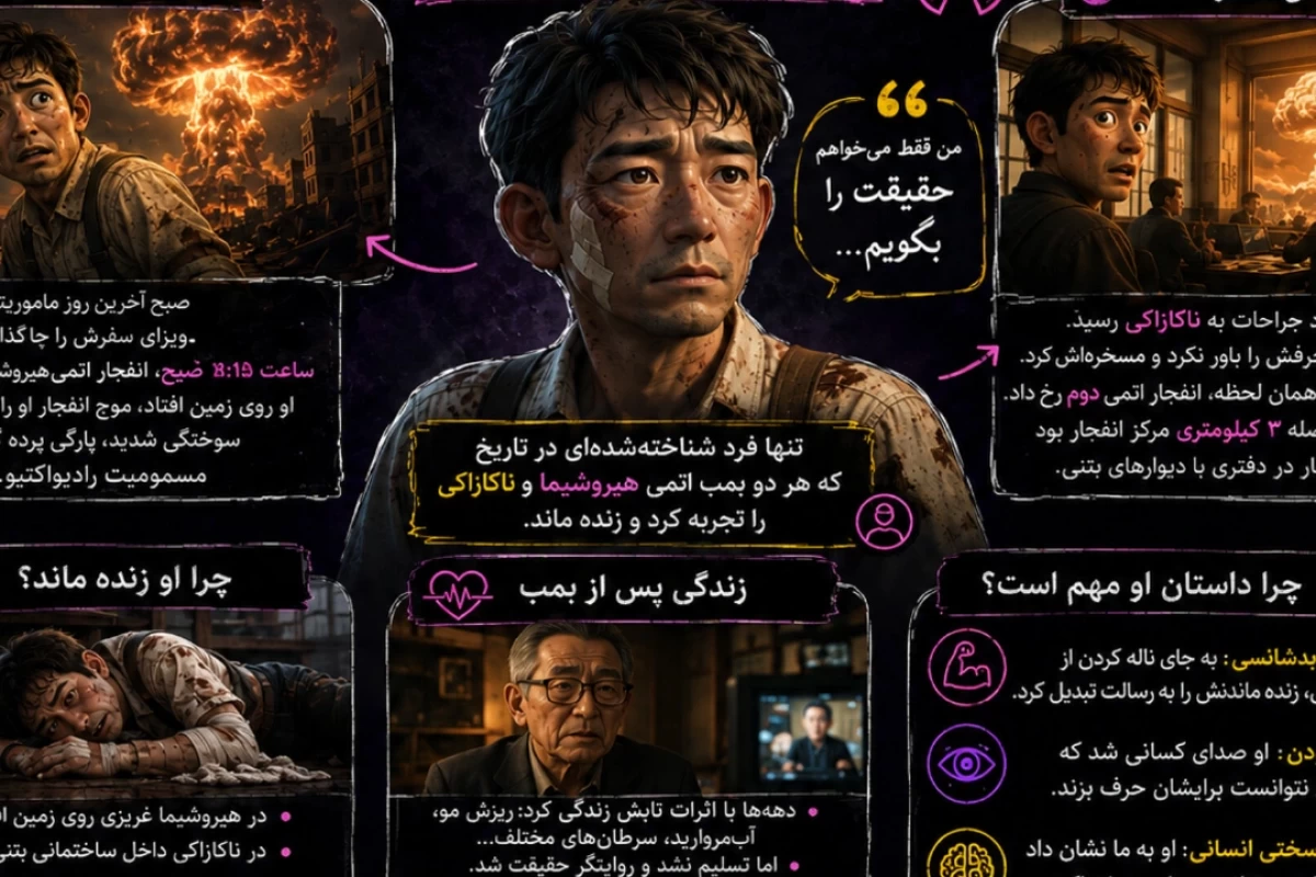 عکس تسوموتو یاماگوچی، مردی که نمرد!