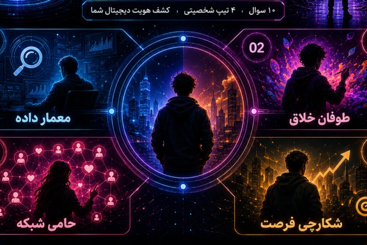 عکس پروفایل دیجیتال در دنیای موازی!