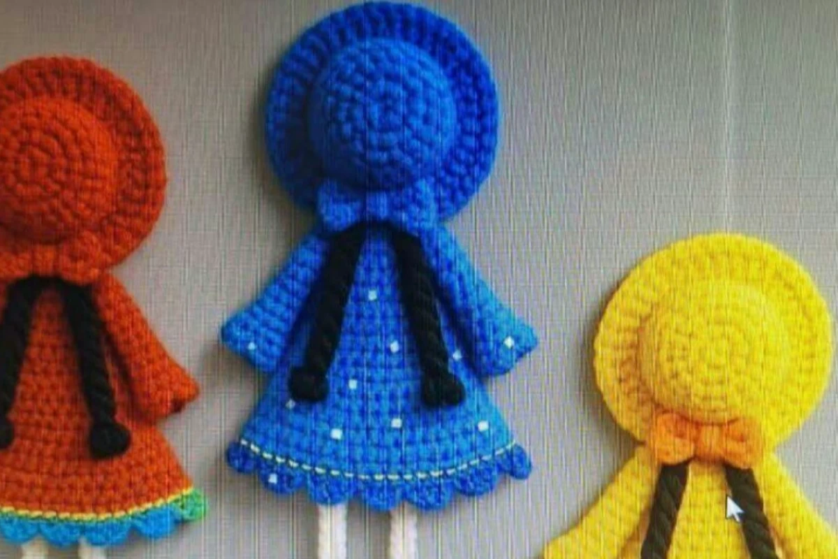 دستور بافت دختر👧👒🌹