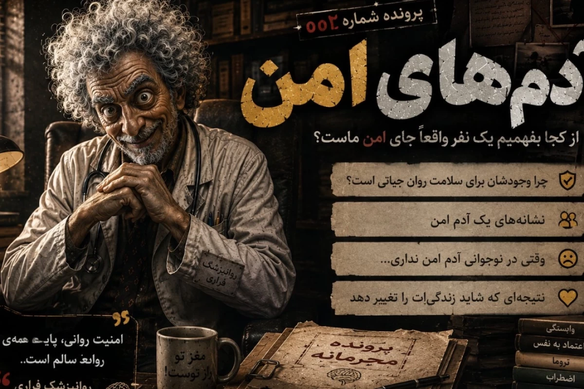 عکس آدم امن کیه؟ کسی که کنارش لازم نیست نقش بازی کنی