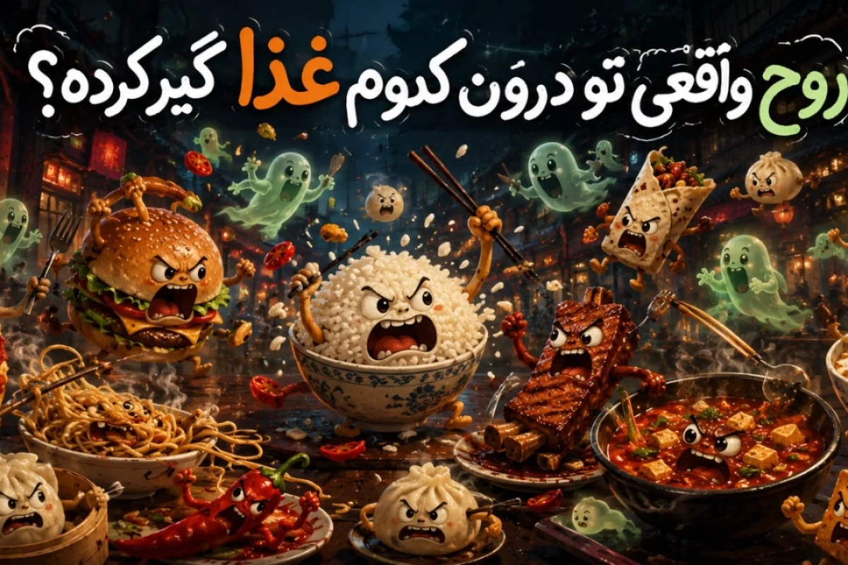 عکس روح واقعی تو داخل کدوم غذا گیر کرده؟