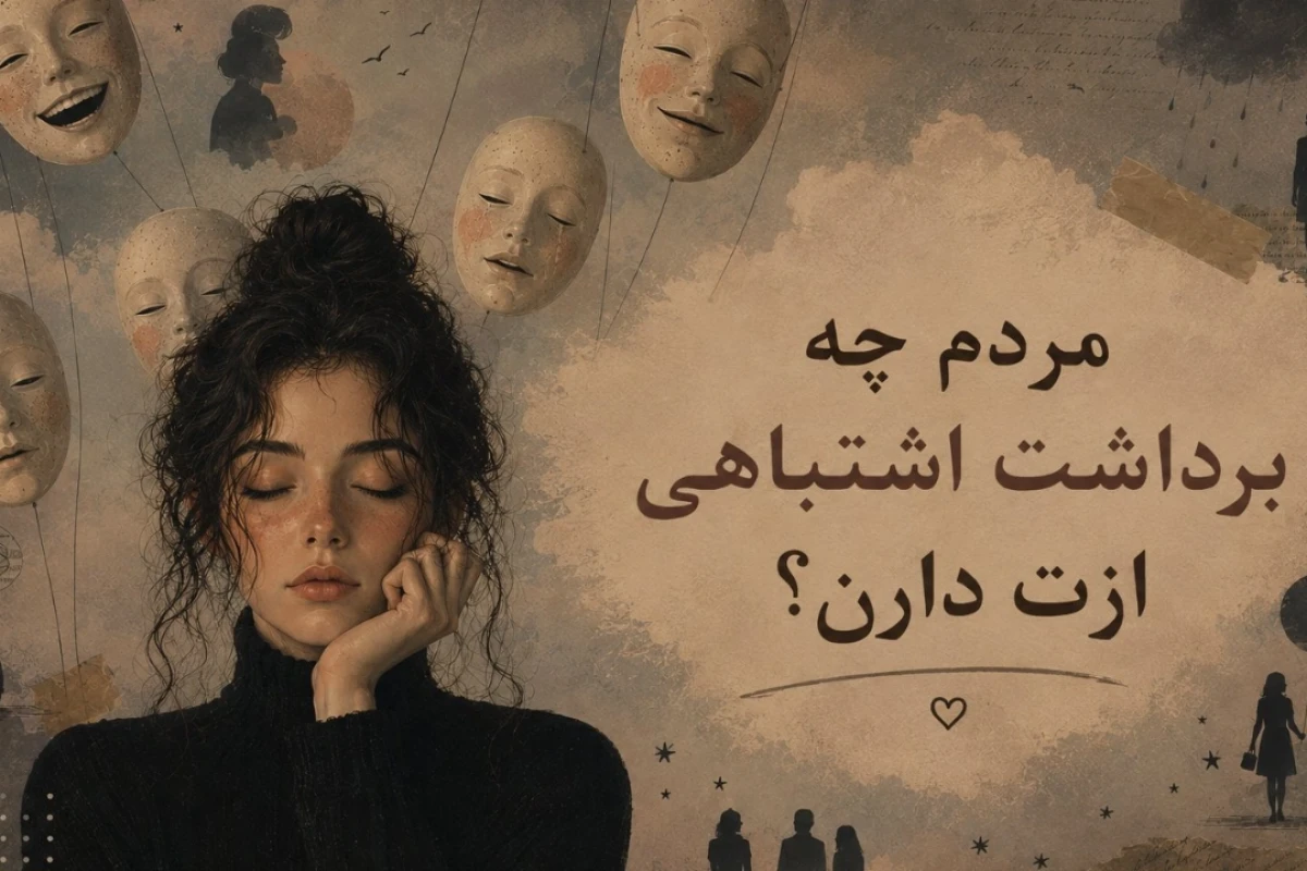 آدم‌ها معمولاً چه برداشتی ازت دارن که اشتباهه؟
